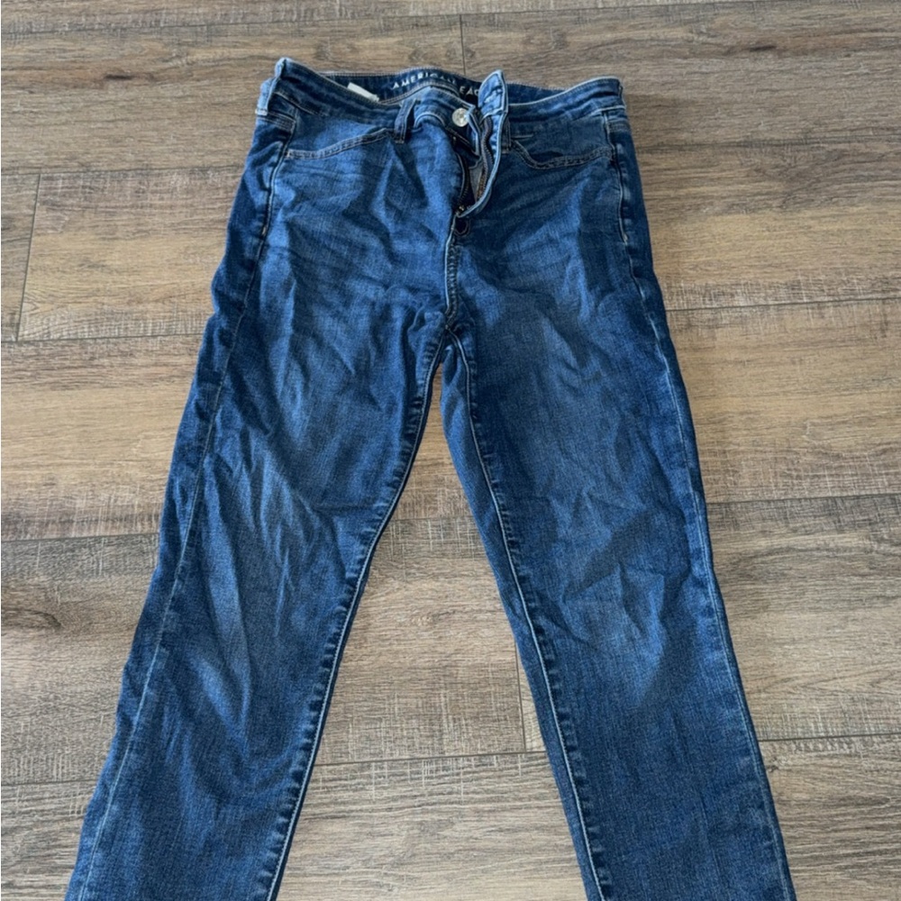 American Eagle Outfitters Deep Indigo Jeans